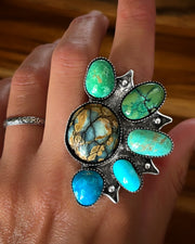 Turquoise Collector's warrior cuff, ring, or pendant