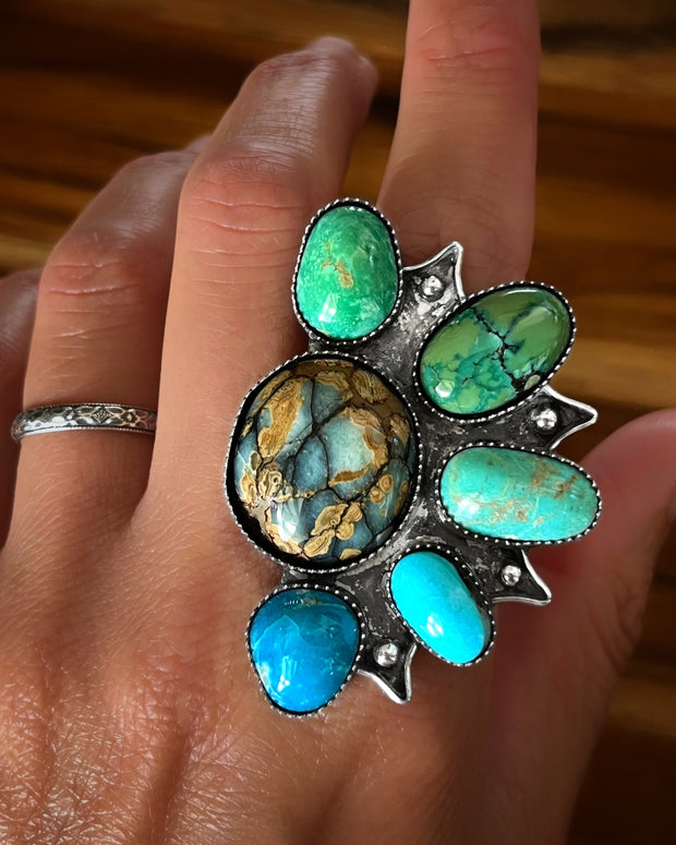 Turquoise Collector's warrior cuff, ring, or pendant