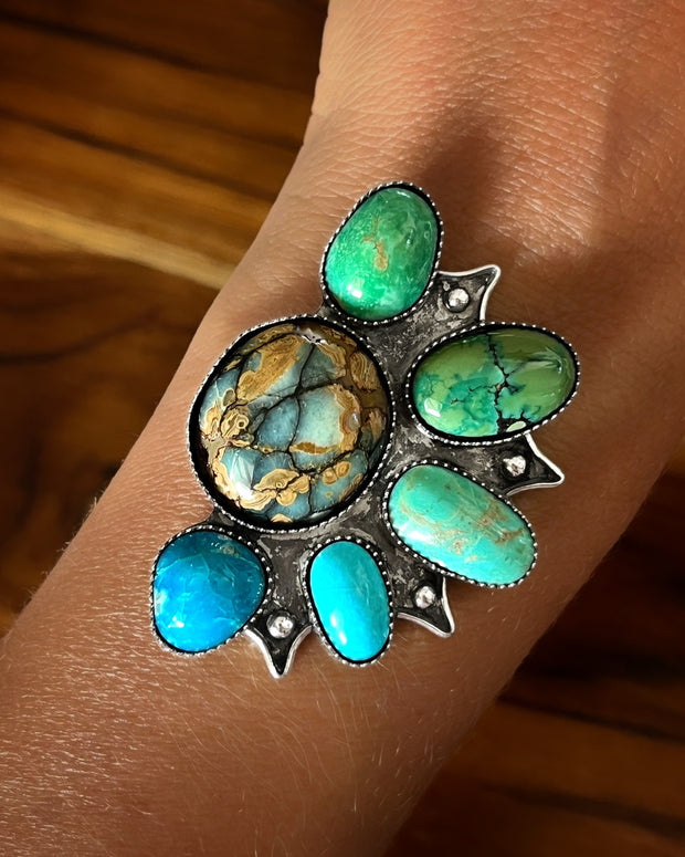 Turquoise Collector's warrior cuff, ring, or pendant