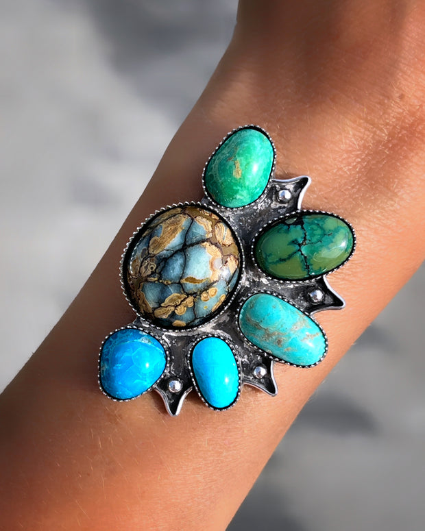 Turquoise Collector's warrior cuff, ring, or pendant