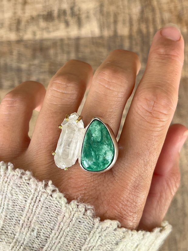 RESERVED FOR BRI - Remaining balance on custom turquoise ring