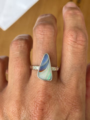 RESERVED FOR KARMELE - Remaining balance on custom opal ring in silver