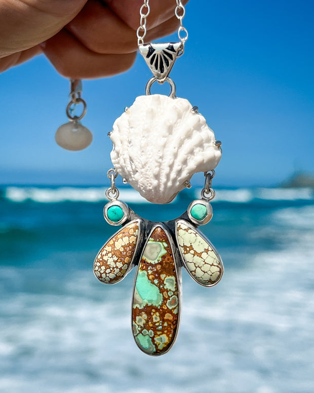 Mermaid necklace with turquoise