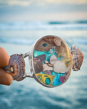 Under the sea quartz aquarium cuff